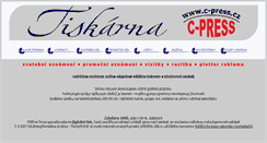 Desktop Screenshot of c-press.cz