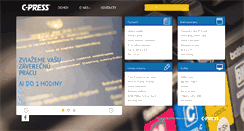 Desktop Screenshot of c-press.sk