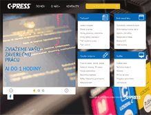 Tablet Screenshot of c-press.sk
